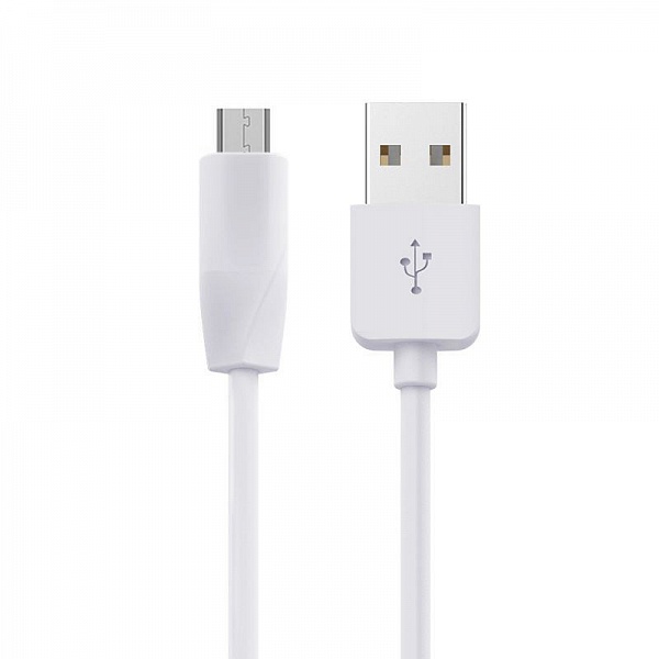 Кабель USB - micro USB HOCO X1 Белый  2.4A,1м
