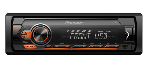 Авто магнитола  PIONEER MVH-S110UBA (MP3/USB/24FM/совместим с Android)