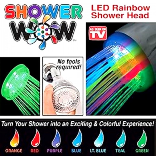 светодиодная насадка для душа Shower Wow