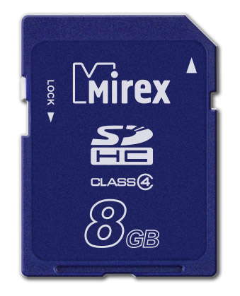 Пам. SDHC Card, 8GB, Class 4, Mirex