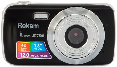 Фотоаппарат Rekam iLook S750i чёрный 12Mp 1.8" SD /AAA