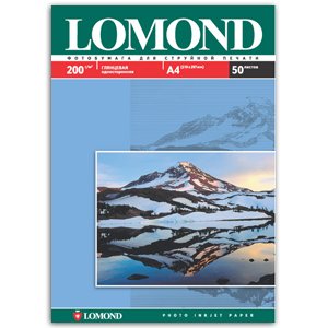 Ф/бум для стр принт Lomond A4 глянц 200г/м2 (50л)  0102020