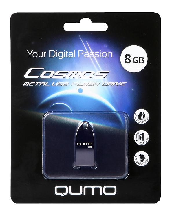 USB2.0 FlashDrives 8Gb QUMO Cosmos цвет Dark