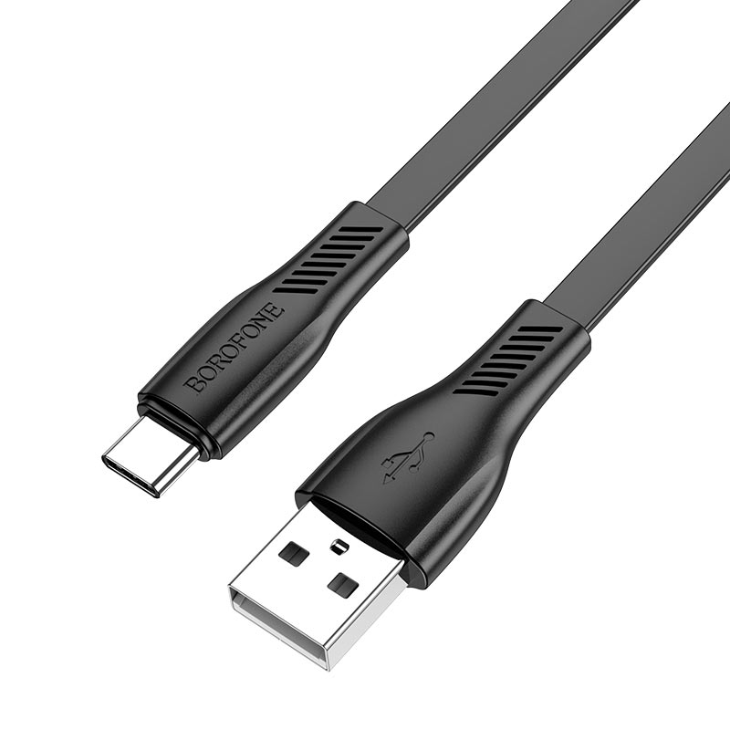Кабель USB - TYPE C  BOROFONE BX85 чёрный,  3A, 1м