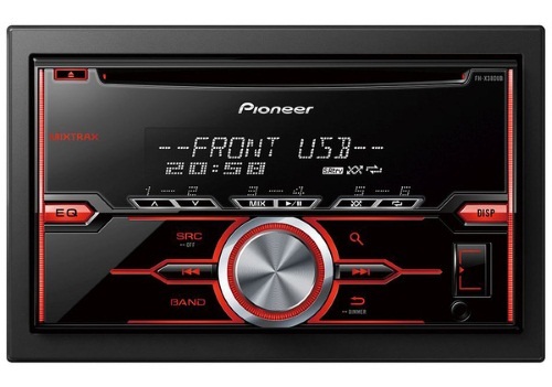 Авто магнитола  PIONEER FH-X380UB (2DIN CD/USB/MP3/ WMA/ AAC/ WAV/FM/AM)