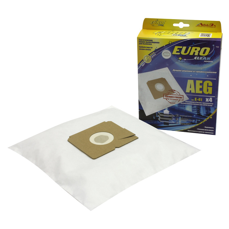 Euro clean E-41/4 шт мешки-пылесборники (Тип мешка gr28)
