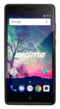 Смартфон  Digma S508 3G VOX 16Gb черный моноблок 3G 2Sim 5" IPS 480x845 And7.0 5Mpix 802.11bgn BT G