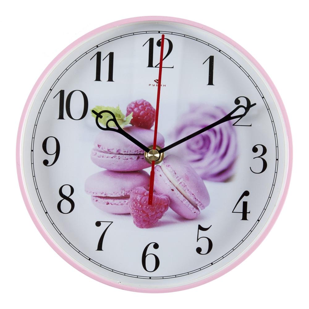 Часы настенные СН 2019 - 102 Макаруны розовые круглые (20х20) (10)