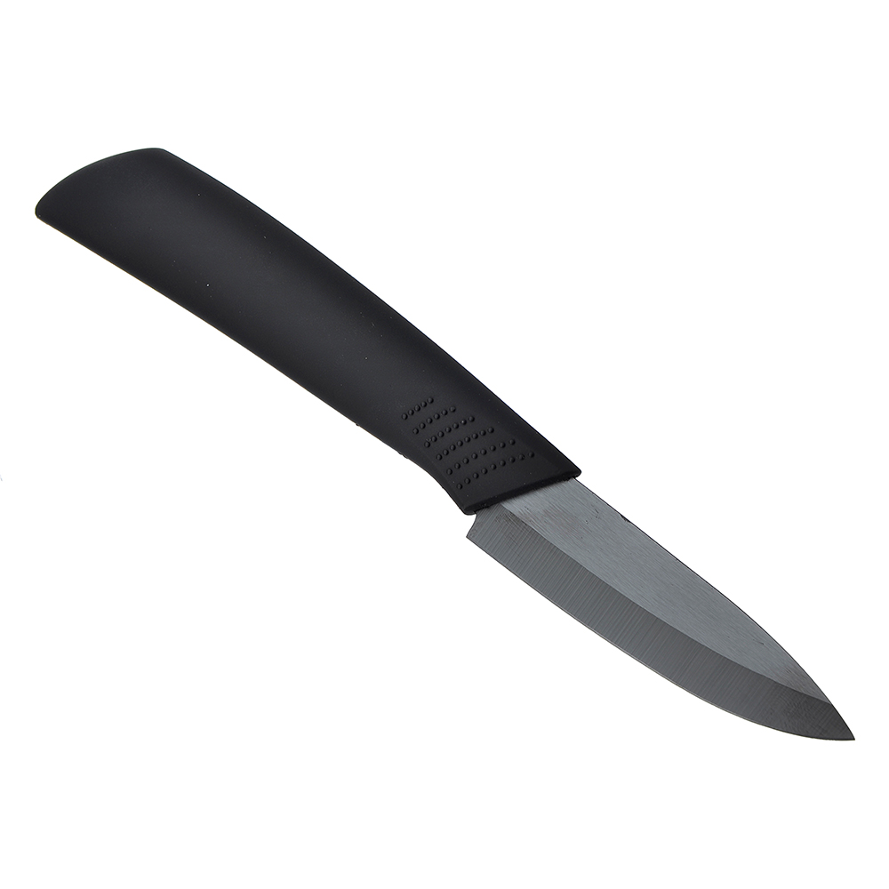 Нож кухон.керамический Бусидо, черный,  7,5см