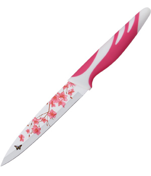 Нож окрашенный Mallony "Сакура" MAL-05CP Универсальный лезвие 12,5 см