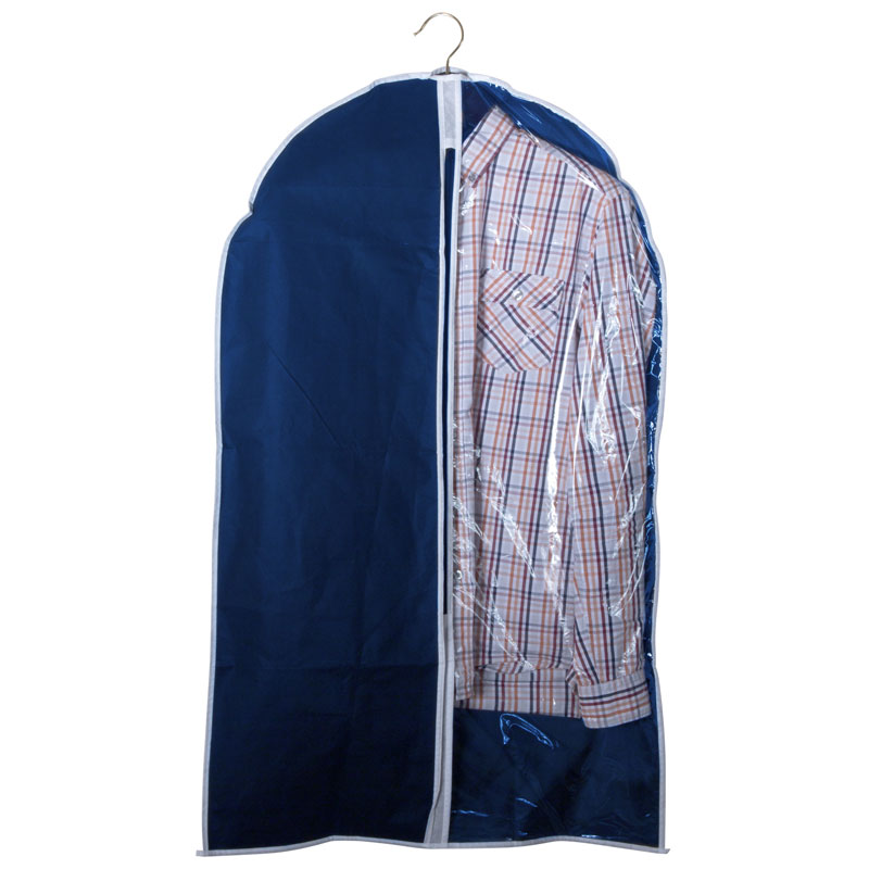 Чехол для одежды подвесной GCN-60*100, нетканка, р-р: 60*100см, синий