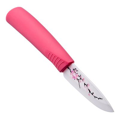 Нож кухон.керамический Сакура лезвие с принтом, 12,5см