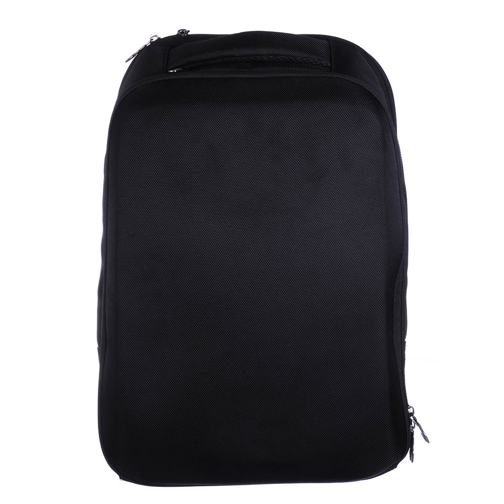 Рюкзак подростковый 45x32x13см, жесткий, 2 отд, эргономичная спинка, ПЭ под жаккард, черый