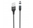 Кабель USB - 8pin HOCO U76 Магнитный Чёрный (2А, для iPhone5/6/7) 1,2м