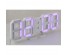часы настольные VST-883-7 (фиолет цифры) (без блока, питание от USB)