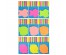 Блок с клеевым краем фигурный + закладки в форме стрелки, бум., 3 дизайна, цв. ассорти