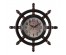 Часы настенные СН 3615 - 105 корпус штурвал черный с бронзой круглые (диам 15)астенные часы оптом с доставкой по Дальнему Востоку. Настенные часы оптом со склада в Новосибирске.