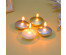 Набор перламутровых свечей в виде шара 20 гр, 6 штук, 4 цвета