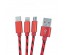 Кабель USB - micro USB/iPhone5/6/7/TYPE-C MUJU MJ-33, 2А 1м/200