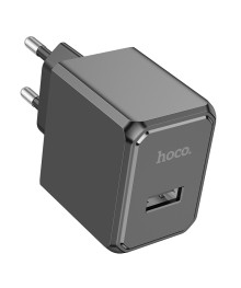 Блок пит USB сетевой  HOCO CS11A Чёрный (1хUSB, 2.1А)