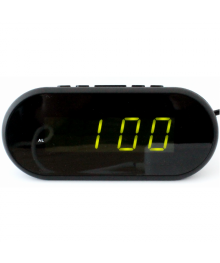 часы настольные VST-712/2 (зеленый), р-р цифр 2,3 смстоку. Большой каталог будильников оптом со склада в Новосибирске. Будильники оптом по низкой цене.