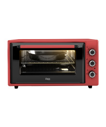 Духовка электрическая Oasis M-50R1 красный (50л, 1600Вт, решётка, кругл и прям противни, Турция)