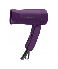 Фен LUMME LU-1055 фиолетовый чароит (1200Вт, 2реж, складн ручка, концентр) (10/уп)