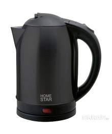 Чайник Homestar HS-1009 black (1,8 л) стальной, черный