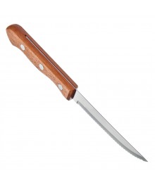 Нож Tramontina Dynamic с зубчиками 10см, блистер, цена за 2шт., 22311/204 оптом. Набор кухонных ножей в Новосибирске оптом. Кухонные ножи в Новосибирске большой ассортимент