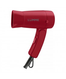 Фен LUMME LU-1056 красный коралл (1200Вт, 2реж, складн ручка, концентр) (10/уп)
