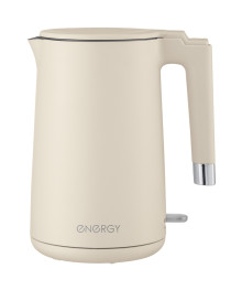 Чайник ENERGY E-215  (1,7 л), бежевый, двойной корпус