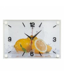 Часы настенные СН 2030 - 32 Лимоны прямоуг (33х23) (10)астенные часы оптом с доставкой по Дальнему Востоку. Настенные часы оптом со склада в Новосибирске.