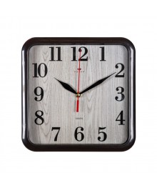 Часы настенные СН 2223 - 004 темно-коричневый "Эко" квадратн (22x22) (10)астенные часы оптом с доставкой по Дальнему Востоку. Настенные часы оптом со склада в Новосибирске.