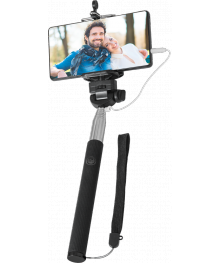 Монопод для селфи Selfie Master SM-02 черный, проводной, 20-98 см DEFENDERЗащитная пленка оптом в Новосибирске. Купить стилусы, защитные пленки на телефон оптом.