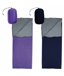 Спальный мешок-одеяло СМ001 (фиолетовый/серый+синий/серый)ке. Раскладушки оптом по низкой цене. Палатки оптом высокого качества! Большой выбор палаток оптом.