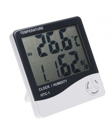 Термометр-гигрометр Орбита OT-HOM11 (HTC-1) (часы,будильник)ры оптом с доставкой по Дальнему Востоку. Термометры оптом по низкой цене со склада в Новосибирске.