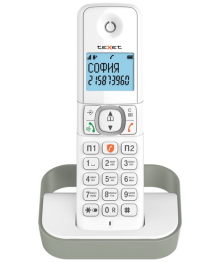 тел.Texet TX-D 5605А радиотелефон DECT белый-серый