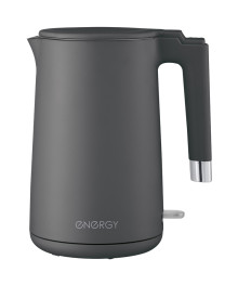 Чайник ENERGY E-215  (1,7 л), серый, двойной корпус