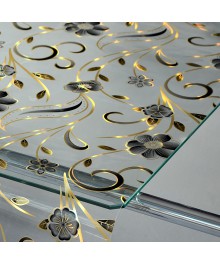 Клеенка GRACE силикон-прозрачная с рис. 0,6х20м  0,65 мм Laser LS-4802A