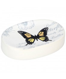 Бабочки Мыльница SD-FLY, керамика Товары для ванной оптом с доставкой по Дальнему Востоку. Большой каталог товаров для ванной оптом.