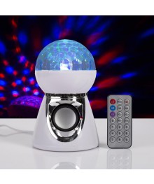 Световой прибор " Хрустальный шар", 19х11 см, Bluetooth-динамик, 220V, RGB   5254659Дискосвет оптом с доставкой. Каталог дискошаров оптом по низким ценам.