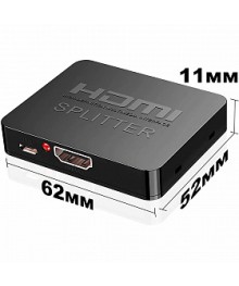 Сплиттер HDMI AVW50 (1 гнездо HDMI вход - 2 гнезда HDMI выход, до 4K)Востоку. Адаптер Rolsen оптом по низкой цене. Качественные адаптеры оптом со склада в Новосибирске.
