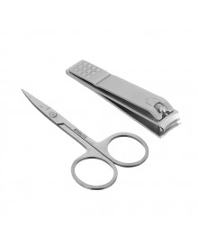 Маникюрный набор 2 пр.: ножницы 8,8см, книпсер 8см, стальТовары для маникюра и педикюра оптом с доставкой по РФ.