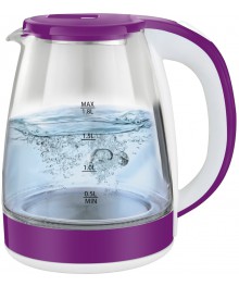 Чайник MAXTRONIC MAX-411 стекл, сиреневый (1,8 кВт, 1,8 л) (12/уп)ирске. Отгрузка в Саха-якутия, Якутск, Кызыл, Улан-Уде, Иркутск, Владивосток, Комсомольск-на-Амуре.