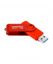 USB3.0 FlashDrives128Gb Smart Buy  Twist Red (SB128GB3TWR)