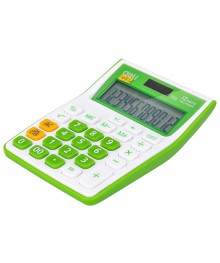 Калькулятор Deli E1122/GRN зеленый (12 разрядов, настольный)