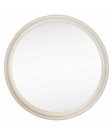 Зеркало интерьерное настенное 4840-Z1 в круглом корпусе d=48 см, белый с золотомЗеркала оптом с доставкой по России. Купить Зеркала оптом в Новосибирске