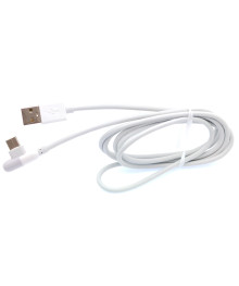 Кабель USB - TYPE C Орбита OT-SMT28 Белый (2.4A, 1м, угловой)