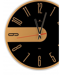 Часы настенные СН 4041 - 004 прозрачные d-39 см, открытая стрелка "Стиль черный" (5)астенные часы оптом с доставкой по Дальнему Востоку. Настенные часы оптом со склада в Новосибирске.