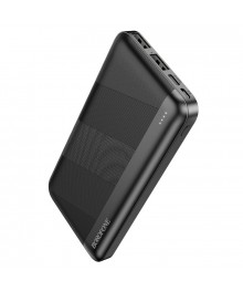 Внешний аккумулятор Borofone BJ27 Чёрный (10000mAh, 2USB 2.1A Li-po, LED индикатор)